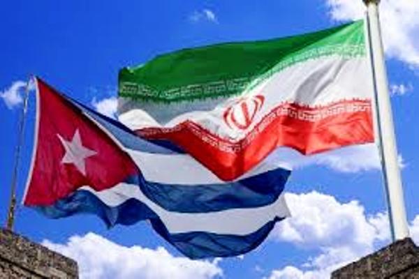 Banderas de Cuba e Irán