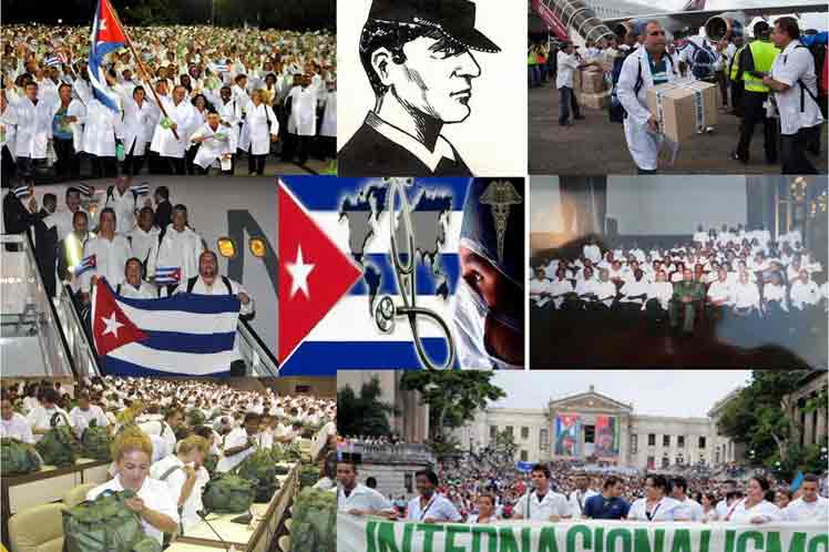 Imágenes del contingente médico cubano Henry Reeve.