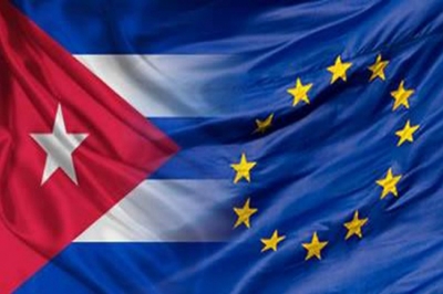 Imagen alegórica a las relaciones entre Cuba y la Unión Europea