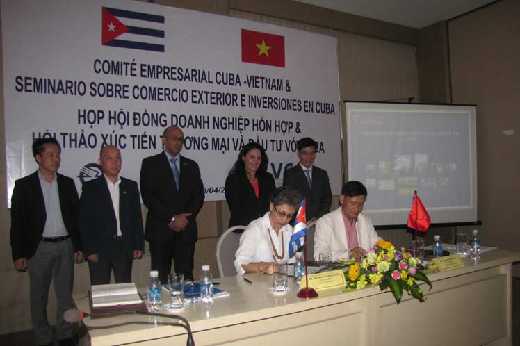 Nuevas acciones para mayores nexos económicos Vietnam-Cuba