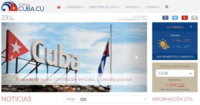 Imagen del Portal Cuba
