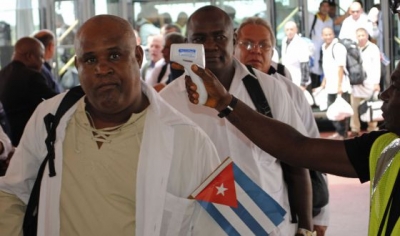 Médicos cubanos en Sudáfrica