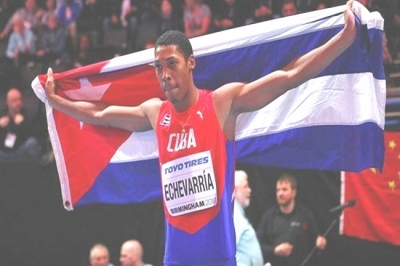 Saltador cubano Echevarría compite en mitin atlético de Ostrava 