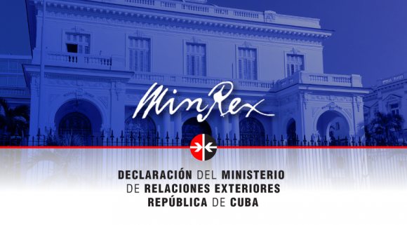 Banner alegórico al MINREX
