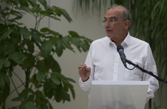 Humberto de la Calle, negociador por el gobierno de Colombia. Foto: Ladyrene Pérez/ Cubadebate