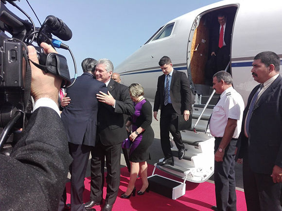 El presidente de la República de Cuba, Miguel Díaz-Canel, arribó la mañana de este miércoles a Venezuela.