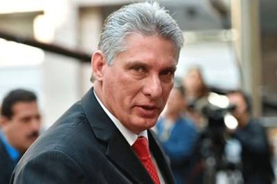 Presidente cubano, Miguel Díaz Canel