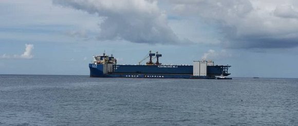 Cuba refuerza la capacidad de sus astilleros con moderno dique flotante
