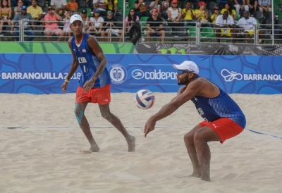 dupla cubana de voleibol de playa de Sergio González-Nivaldo Díaz