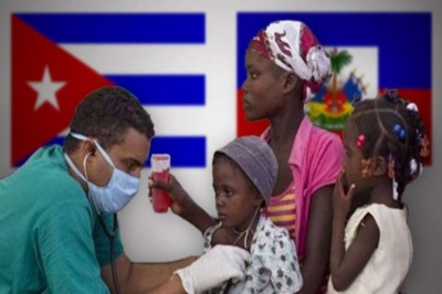 Ayuda médica de Cuba a Haití 