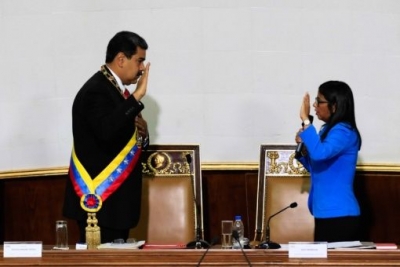 El presidente venezolano, Nicolás Maduro, se juramentó este jueves ante la Asamblea Nacional Constituyente