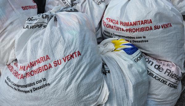 Ayuda humanitaria de Ecuador