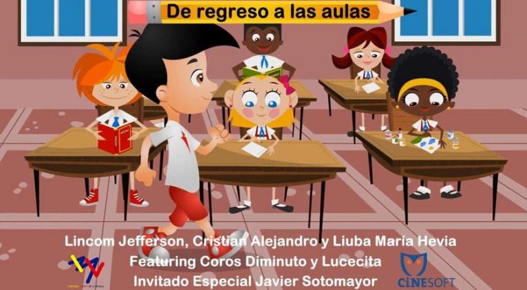 captura del video clip De regreso a las aulas captura del video clip De regreso a las aulas