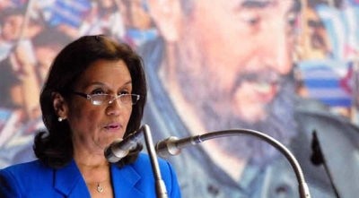 Ministra cubana de Ciencia, Tecnología y Medio Ambiente (Citma), Rosa Elba Pérez Ministra cubana de Ciencia, Tecnología y Medio Ambiente (Citma), Rosa Elba Pérez