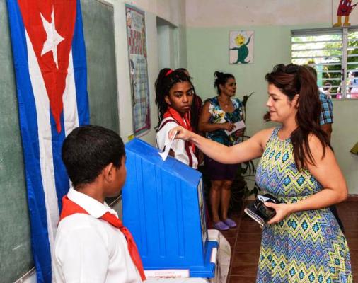 Votaciones en Cuba