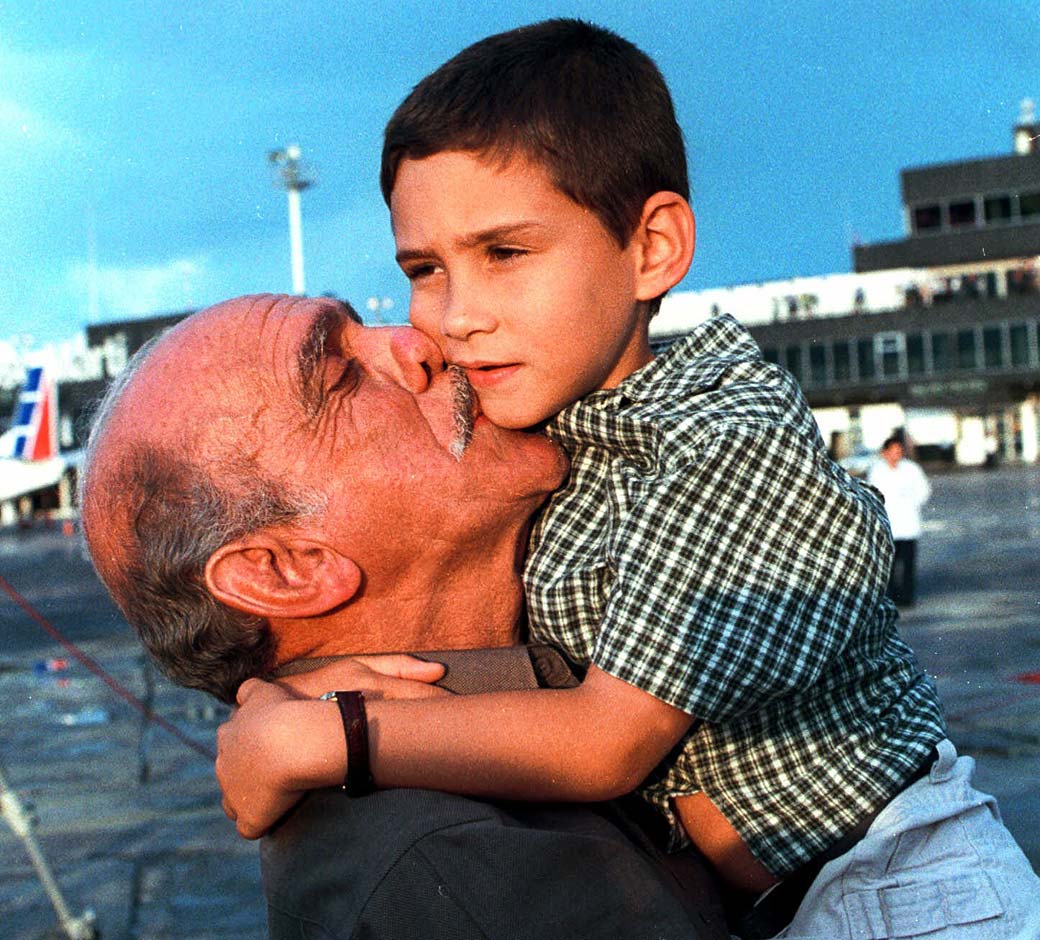 Elián y su abuelo