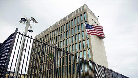 Embajada de Estados Unidos en Cuba. Foto: @CubaMINREX / Twitter