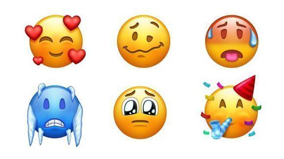 La nueva lista de Emojis incluye 77 nuevas formas para expresar emociones. Imagen: Emojipedia.