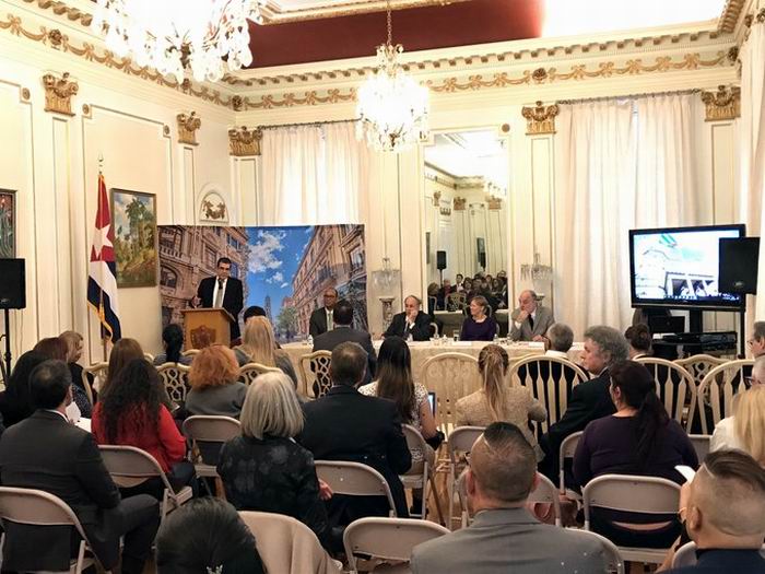 Encuentro de agencias de viajes celebrado en la Embajada de Cuba en Washington D.C.