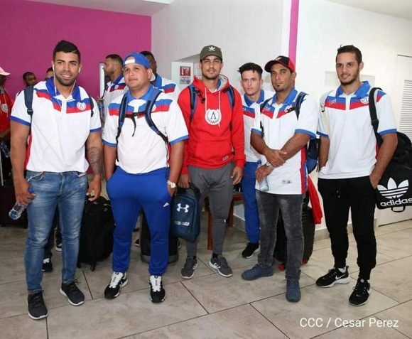 La selección cubana de béisbol arribó este jueves a Nicaragua: Foto: César Pérez/ Cuba MINREX