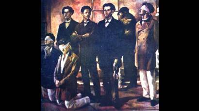 Estudiantes fusilados el 27 de noviembre de 1871