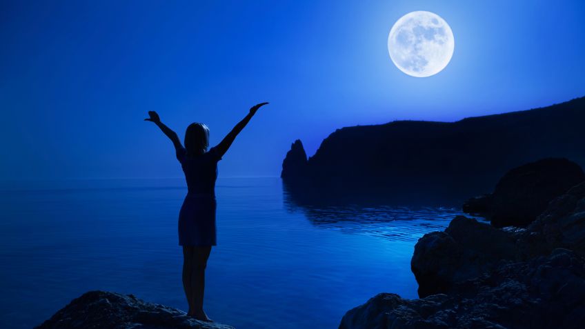 Imagen alegórica a la luna y el estado de ánimo.
