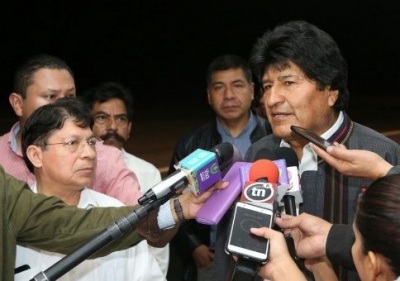 Pesidente de Bolivia, Evo Morales