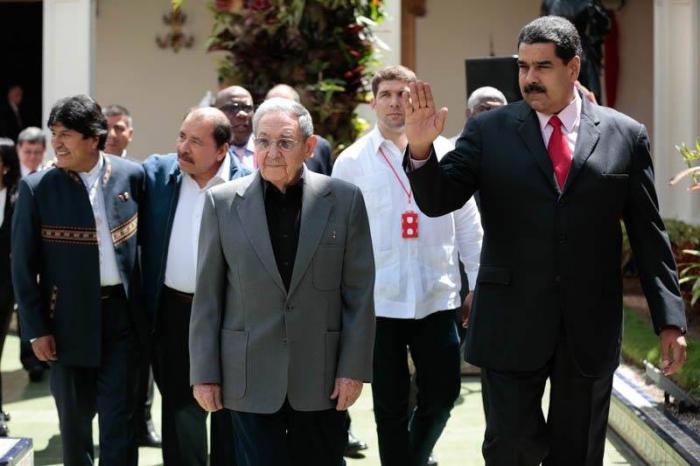 Raúl, Maduro y otros presidentes latinoamericanos
