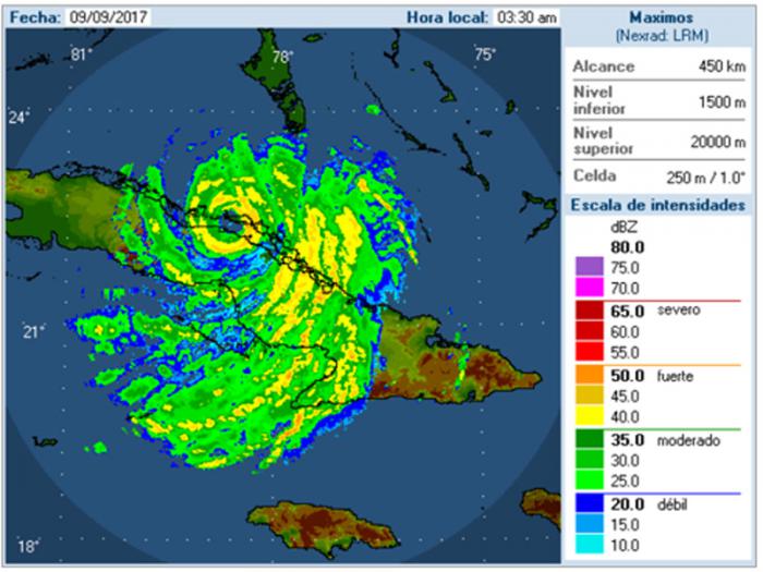 Irma se mantiene como un huracán categoría 5