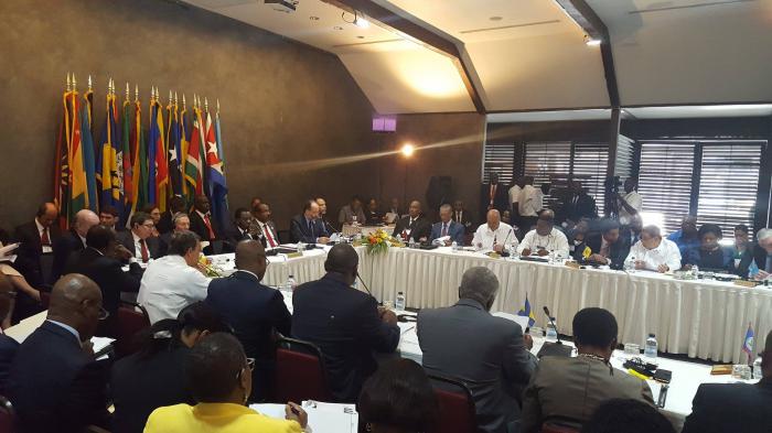 Representantes de la VI Cumbre en Antigua y Barbuda