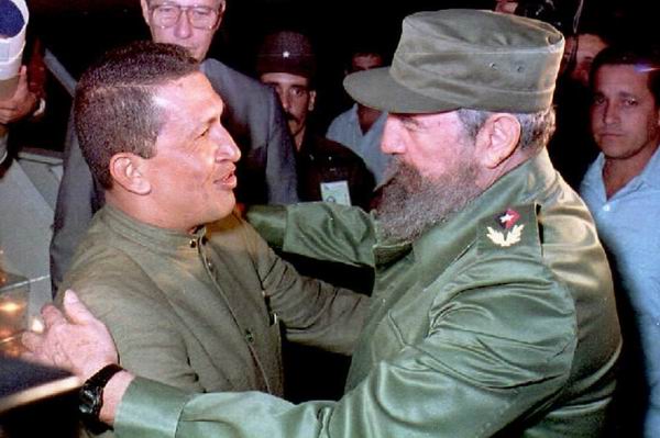 Fidel y Chávez