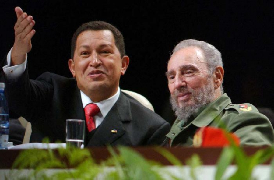 Fidel y Chávez