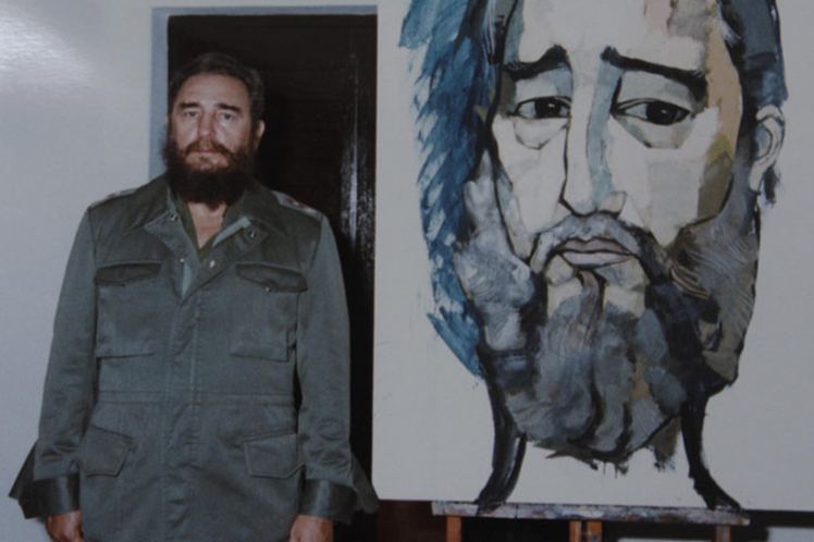 Oswaldo Guayasamín y sus retratos a Fidel Castro. Oswaldo Guayasamín y sus retratos a Fidel Castro.
