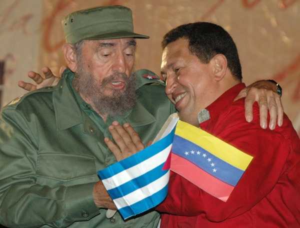  Fidel Castro y Hugo Chávez