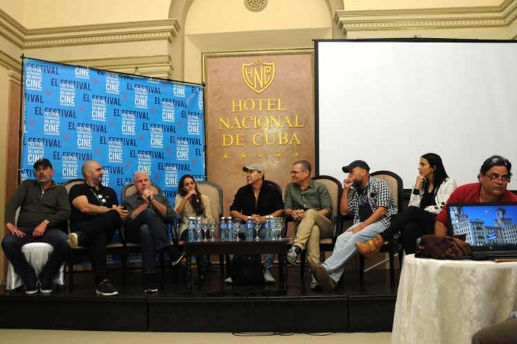 Actores del largometraje cubano de ficción Sergio & Serguei, de Ernesto Daranas