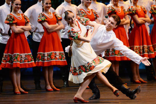 Conjunto Folclórico Estatal Rusia en La Habana