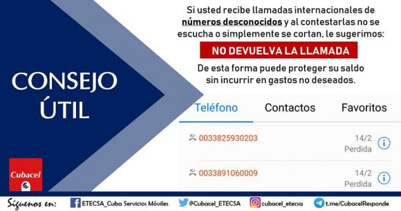 Banner alegórico a los fraudes de telefonía