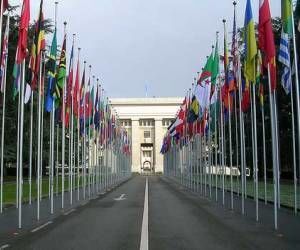 Sede la ONU en la ciudad suiza de Ginebra