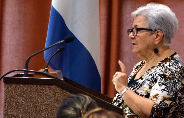  Gladys Bejerano, miembro del Comité Central del Partido Comunista de Cuba y Contralora General de la República