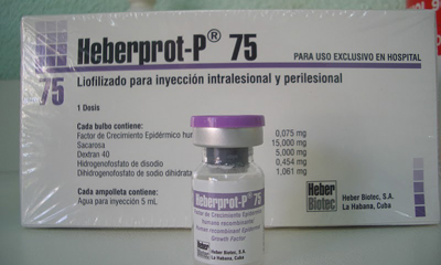 Medicamento cubano Heberprot-P
