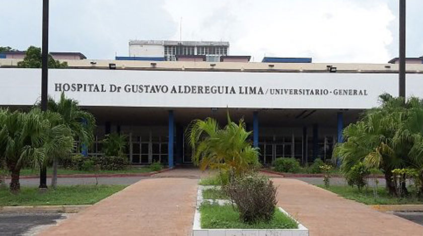 hospital provincial Gustavo Aldereguía Lima, en la provincia de Cienfuegos