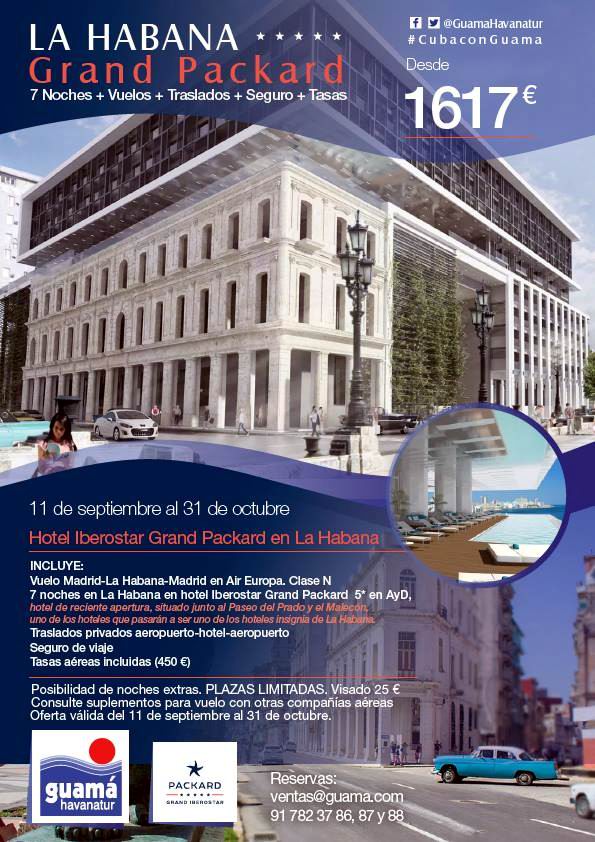 Hotel Packard abre sus puertas en La Habana Hotel Packard abre sus puertas en La Habana