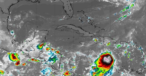 Se forma la depresión tropical Nueve en el Caribe