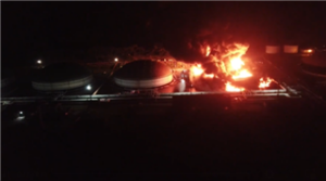 Continúan esfuerzos en Cuba para sofocar incendio de gran magnitud Continúan esfuerzos en Cuba para sofocar incendio de gran magnitud
