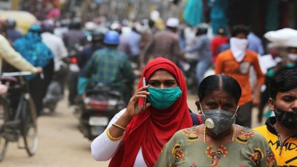La India es, por el momento, el tercer país más afectado del mundo por la pandemia en términos absolutos. Foto: EFE