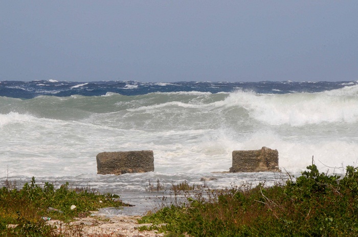 Marejadas y fuertes vientos hoy en el Occidente cubano