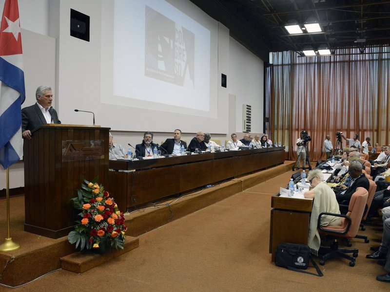 Miguel M. Díaz-Canel Bermúdez, en la clausura del IX Congreso de la Uneac