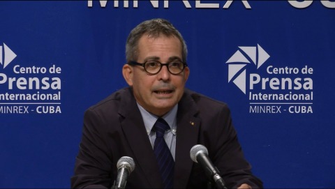Juan Antonio Fernández Palacios, director general de Prensa, Comunicación e Imagen  del Ministerio de Relaciones Exteriores de Cuba