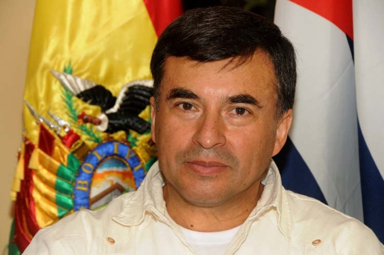 El embajador de Bolivia en Cuba, Juan Ramón Quintana