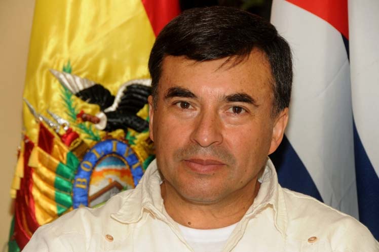 El embajador de Bolivia en Cuba, Juan Ramón Quintana El embajador de Bolivia en Cuba, Juan Ramón Quintana